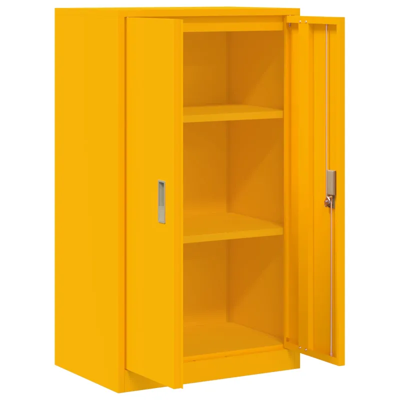 Oppbevaringsskap Garučių geltona 60 x 40 x 105 cm Plienas