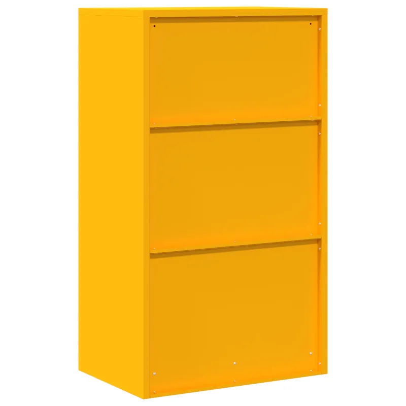 Oppbevaringsskap Garučių geltona 60 x 40 x 105 cm Plienas