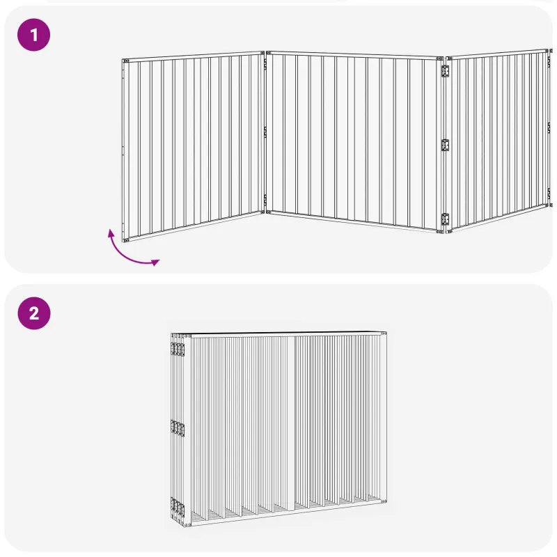Šunų vartai 8 pcs Juodas 100 x 80 cm Cinkuota plienas