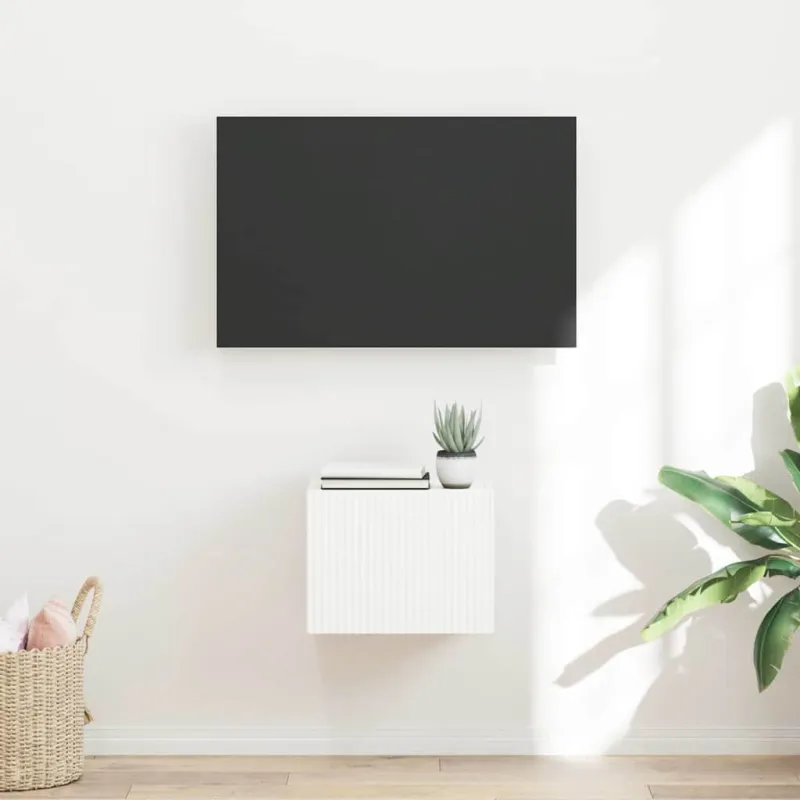 TV sieninė spintelė Balta 39 x 31 x 29,5 cm Apdirbta mediena