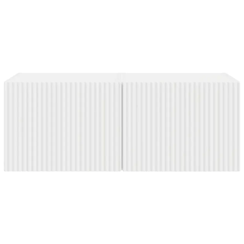 TV sieninė spintelė 2 pcs Balta 39 x 31 x 29,5 cm