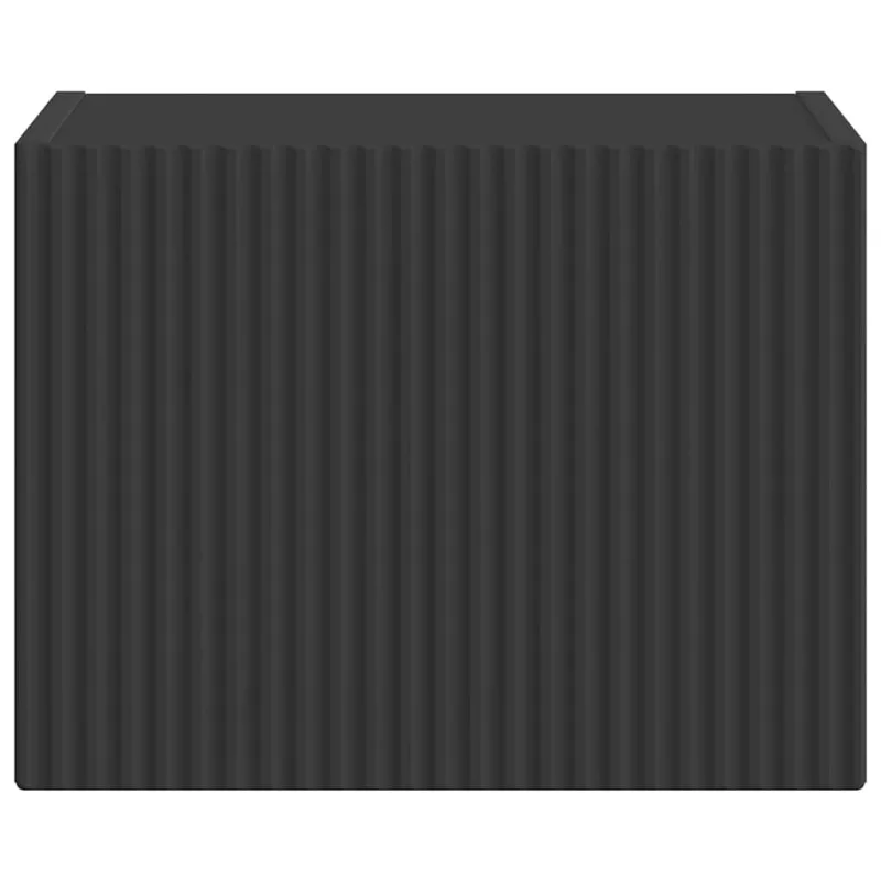 TV sieninė spintelė Juoda 39 x 31 x 29,5 cm Apdirbta mediena