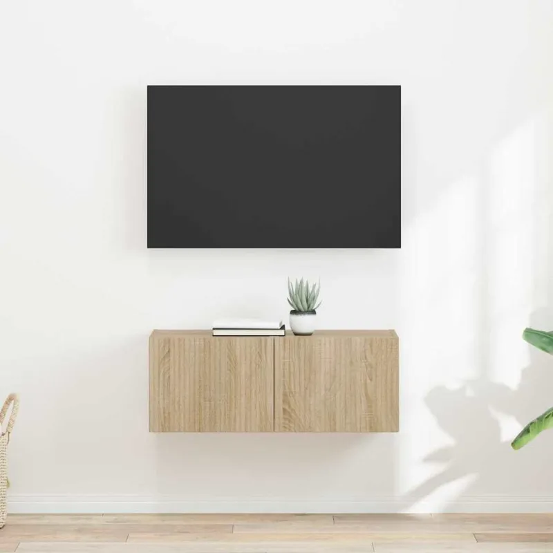 TV sieninė spintelė 2 pcs Sonoma 39 x 31 x 29,5 cm