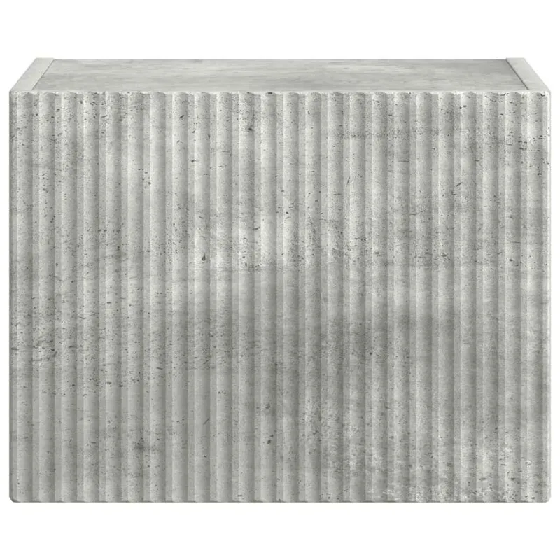 TV sieninė spintelė Betoninė 39 x 31 x 29,5 cm Apdirbta mediena