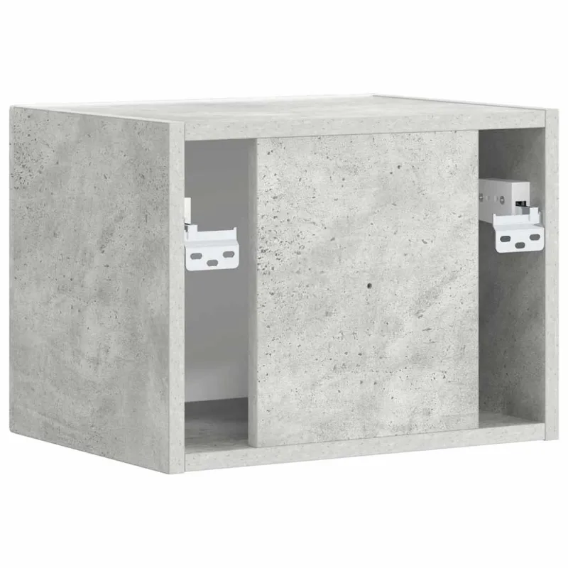 TV sieninė spintelė Betoninė 39 x 31 x 29,5 cm Apdirbta mediena