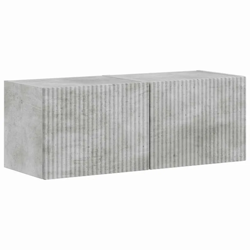 TV sieninė spintelė 2 pcs Betoninė 39 x 31 x 29,5 cm