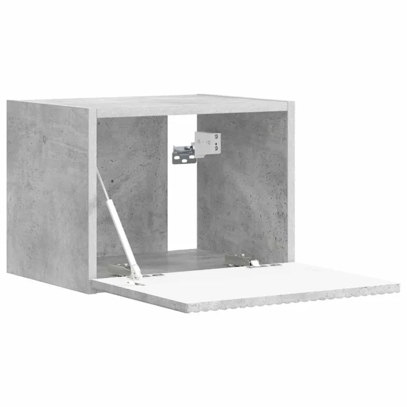 TV sieninė spintelė 2 pcs Betoninė 39 x 31 x 29,5 cm