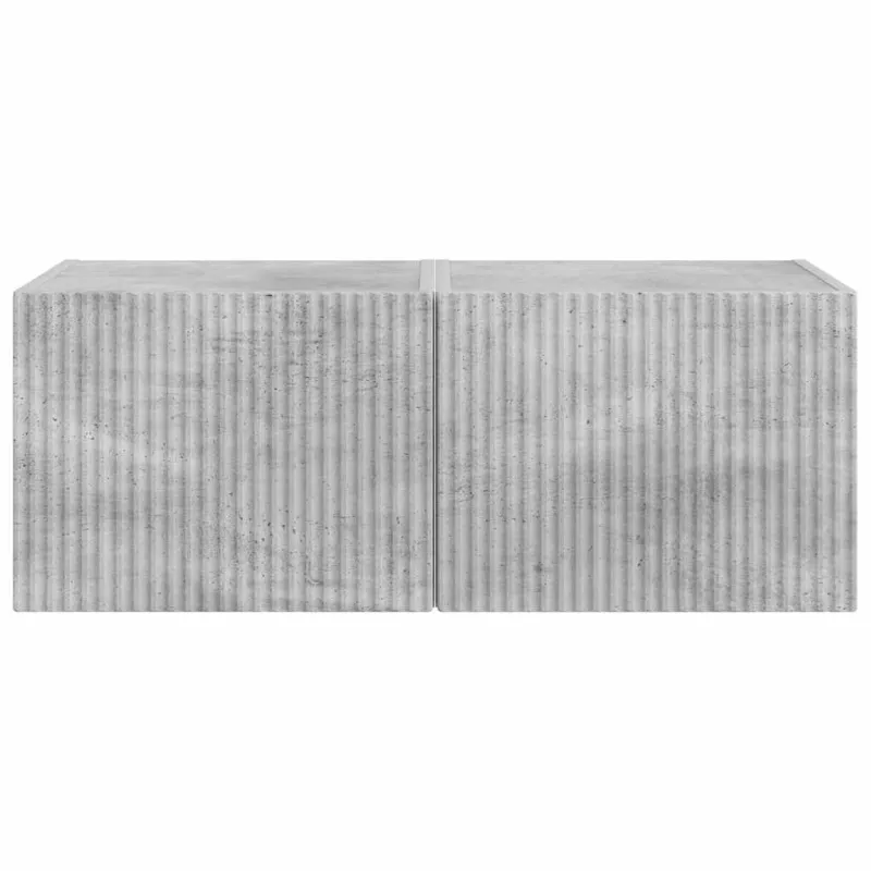 TV sieninė spintelė 2 pcs Betoninė 39 x 31 x 29,5 cm