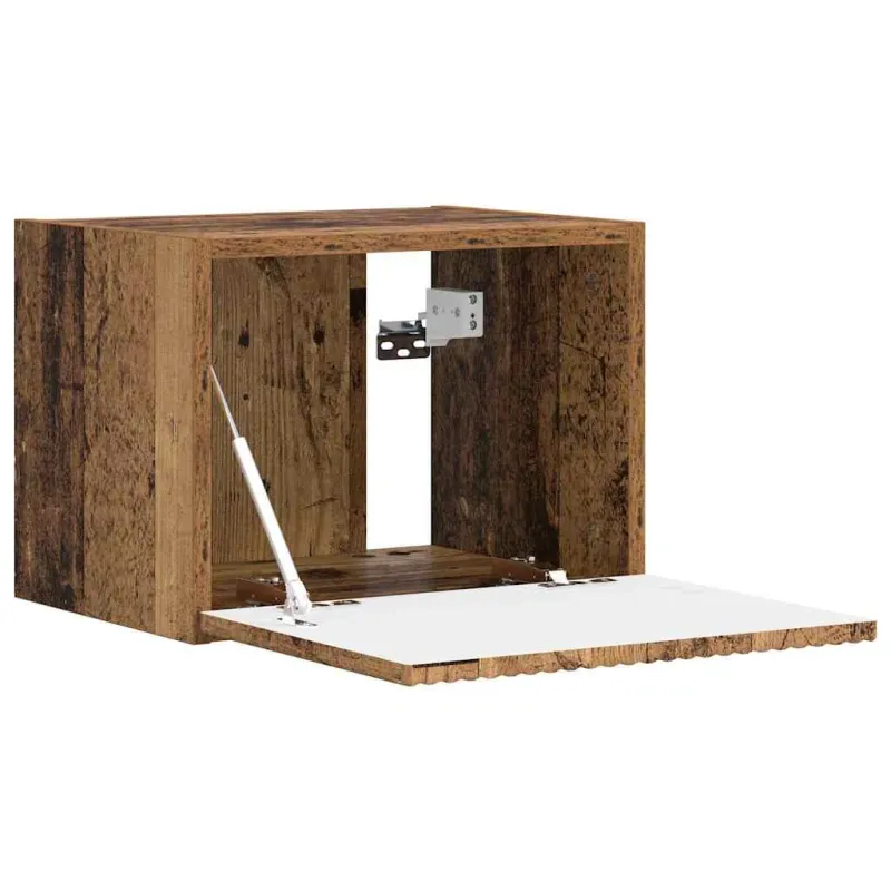 TV sieninė spintelė 2 pcs Rūkyta ąžuolas 39 x 31 x 29,5 cm