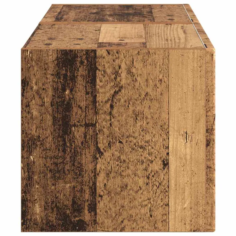 TV sieninė spintelė 2 pcs Senovinis medis 39 x 31 x 29,5 cm