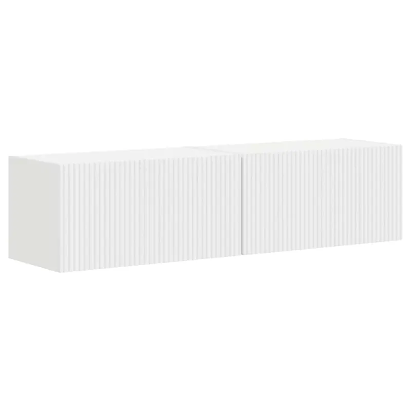 TV sieninė spintelė 2 pcs Balta 60 x 31 x 29,5 cm