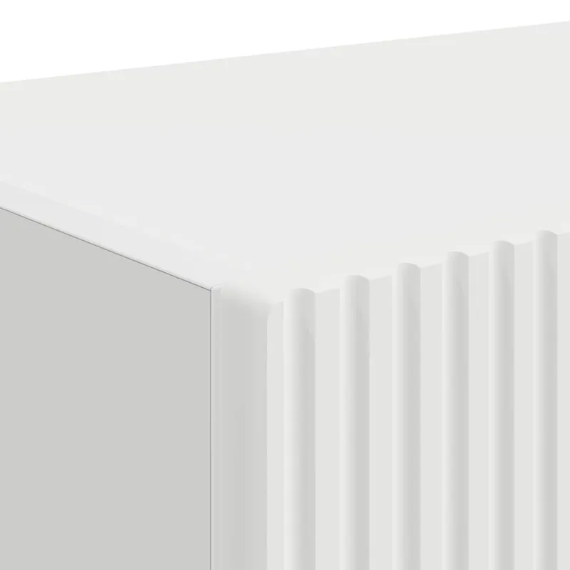 TV sieninė spintelė 2 pcs Balta 60 x 31 x 29,5 cm
