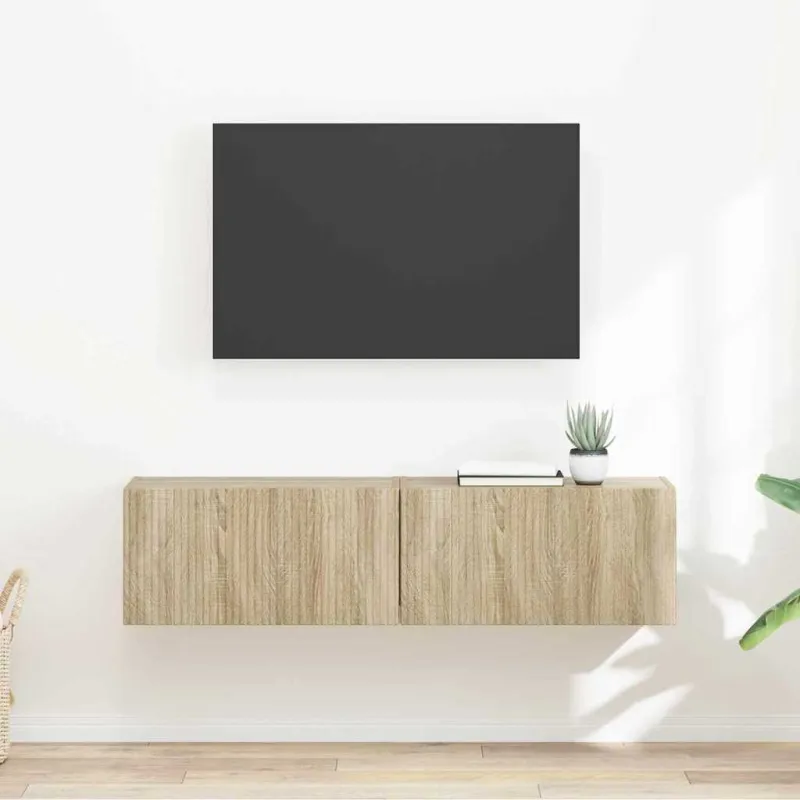 TV sieninė spintelė 2 pcs Sonoma 60 x 31 x 29,5 cm