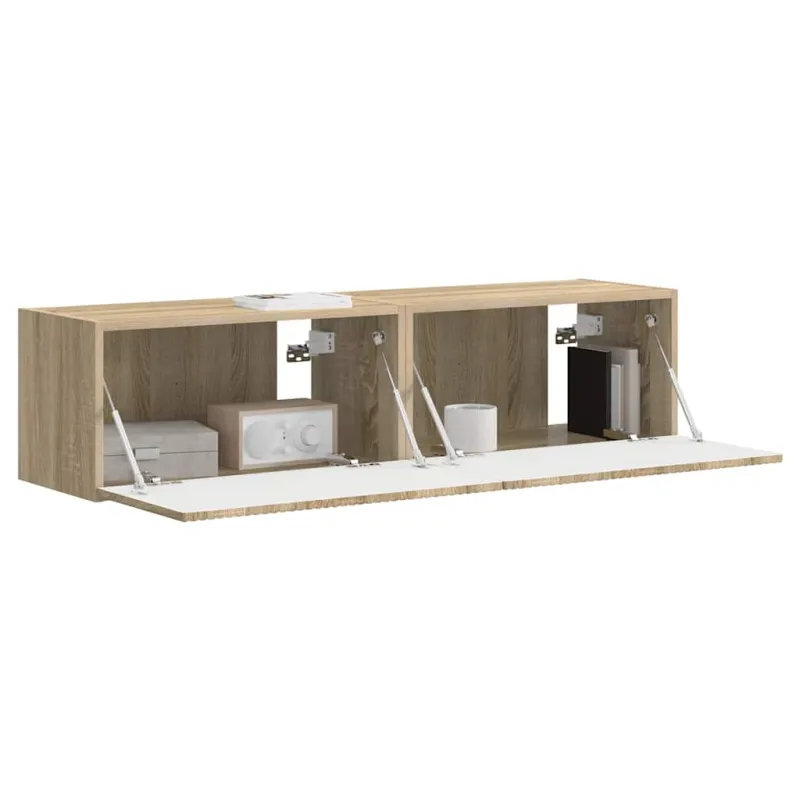 TV sieninė spintelė 2 pcs Sonoma 60 x 31 x 29,5 cm