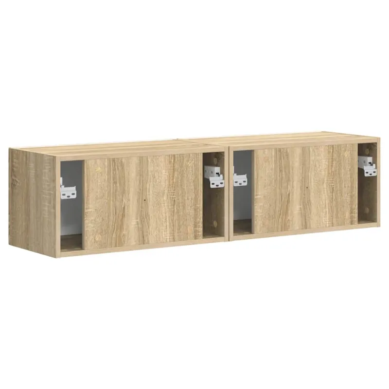 TV sieninė spintelė 2 pcs Sonoma 60 x 31 x 29,5 cm