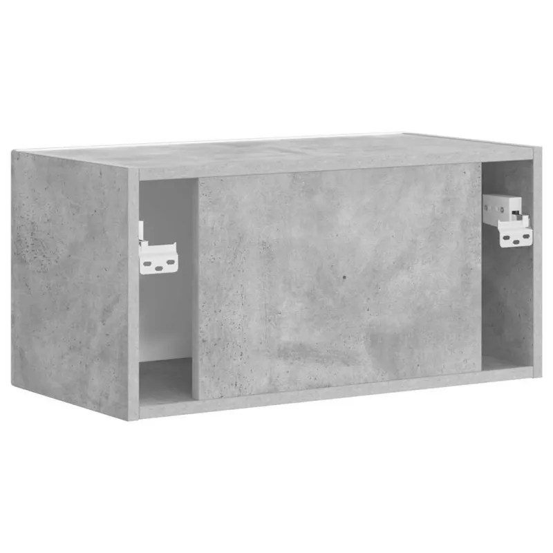 TV sieninė spintelė Betoninė 60 x 31 x 29,5 cm Apdirbta mediena