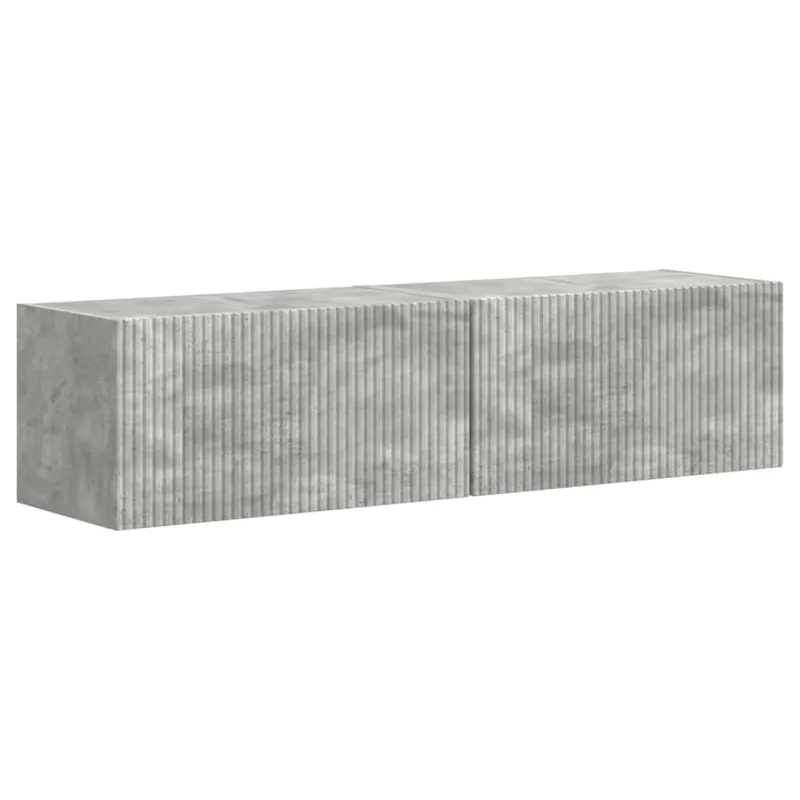 TV sieninė spintelė 2 pcs Betoninė 60 x 31 x 29,5 cm