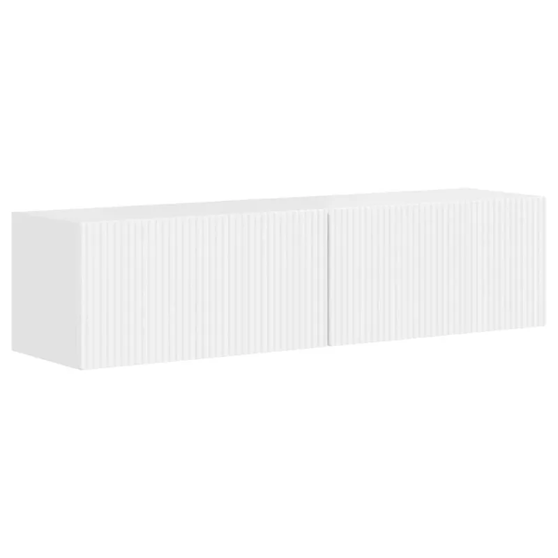 TV sieninė spintelė 2 pcs Blizgus baltas 60 x 31 x 29,5 cm