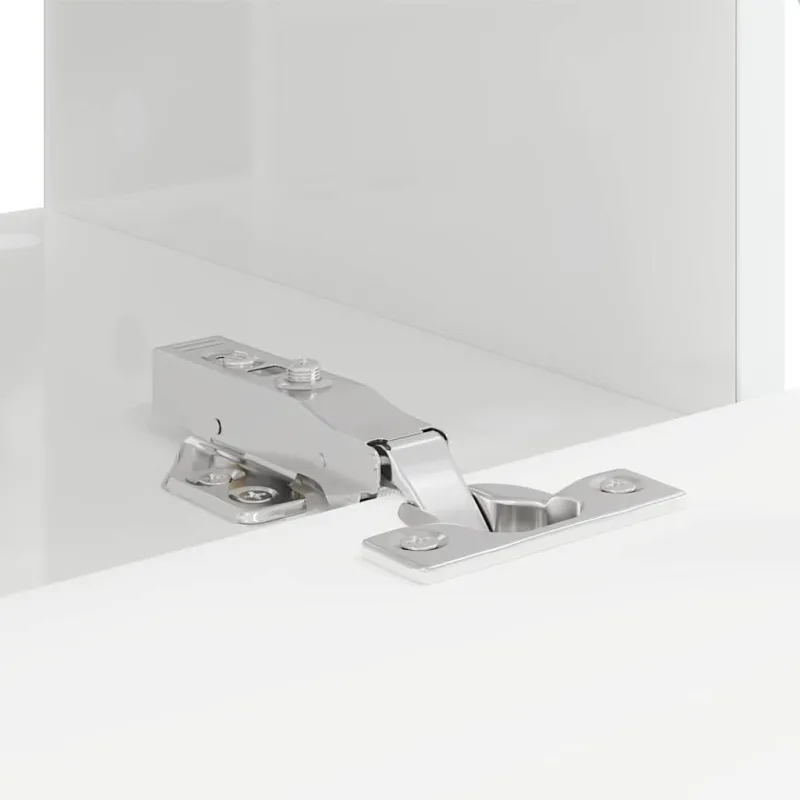 TV sieninė spintelė 2 pcs Blizgus baltas 60 x 31 x 29,5 cm