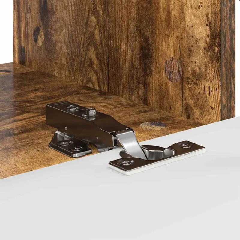 TV sieninė spintelė 2 pcs Rūkyta ąžuolas 60 x 31 x 29,5 cm