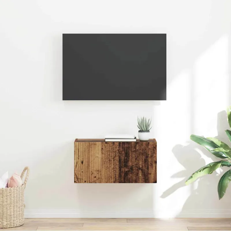 TV sieninė spintelė Senovinis medis 60 x 31 x 29,5 cm