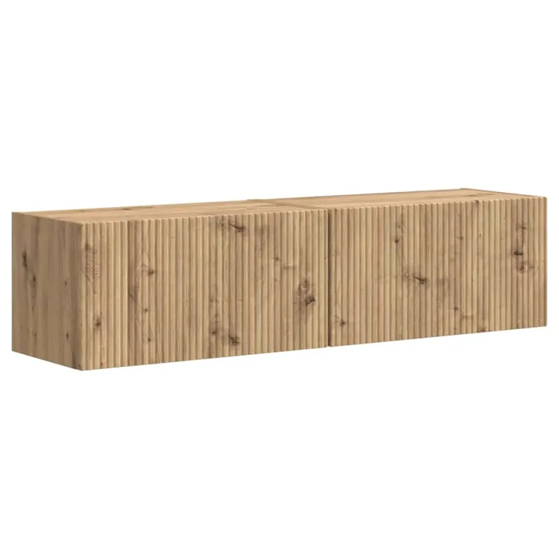 TV sieninė spintelė 2 pcs Meistrų ąžuolas 60 x 31 x 29,5 cm