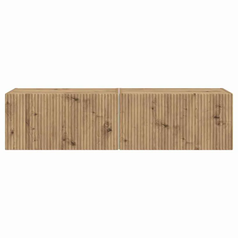 TV sieninė spintelė 2 pcs Meistrų ąžuolas 60 x 31 x 29,5 cm