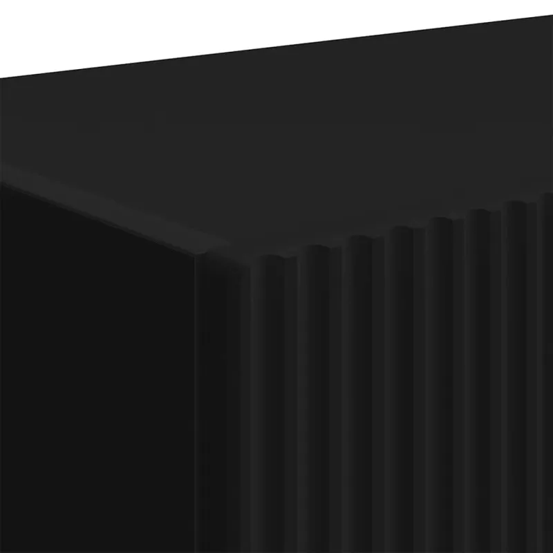 TV sieninė spintelė 2 pcs Juoda 78,5 x 31 x 29,5 cm