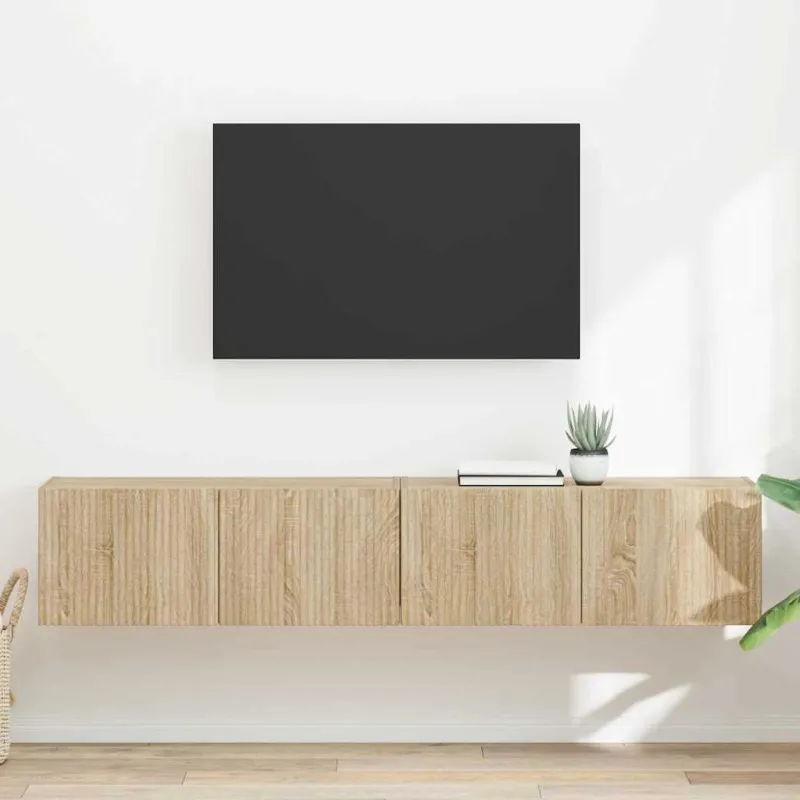 TV sieninė spintelė 2 pcs Sonoma 78,5 x 31 x 29,5 cm