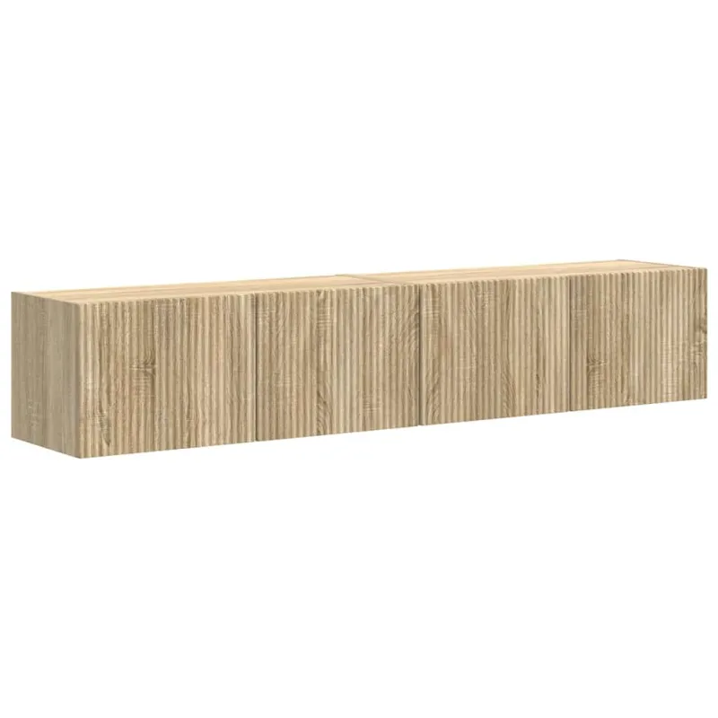 TV sieninė spintelė 2 pcs Sonoma 78,5 x 31 x 29,5 cm