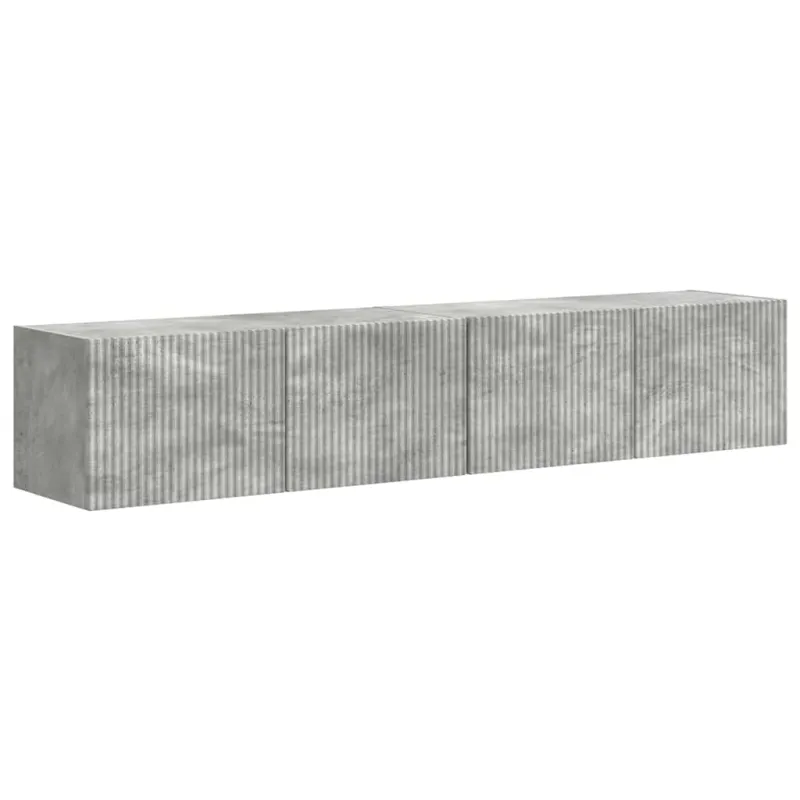 TV sieninė spintelė 2 pcs Betoninė 78,5 x 31 x 29,5 cm