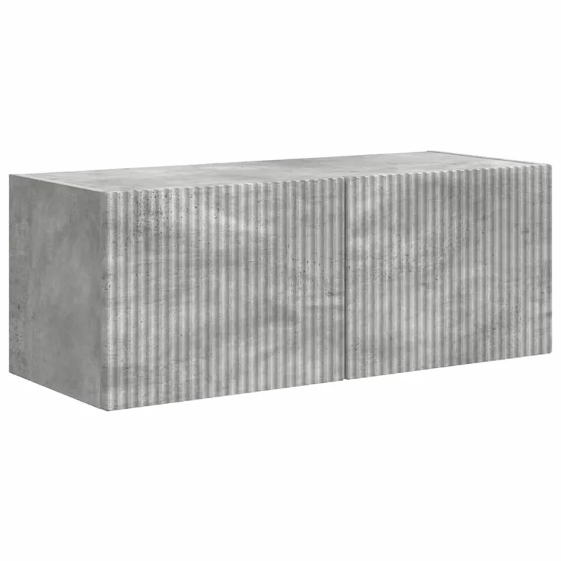 TV sieninė spintelė 2 pcs Betoninė 78,5 x 31 x 29,5 cm