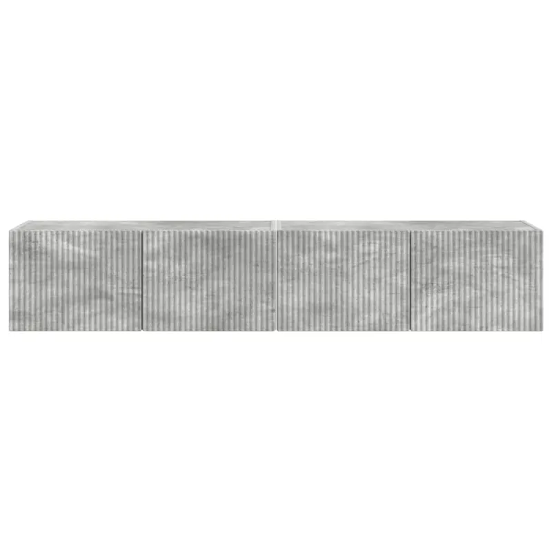 TV sieninė spintelė 2 pcs Betoninė 78,5 x 31 x 29,5 cm