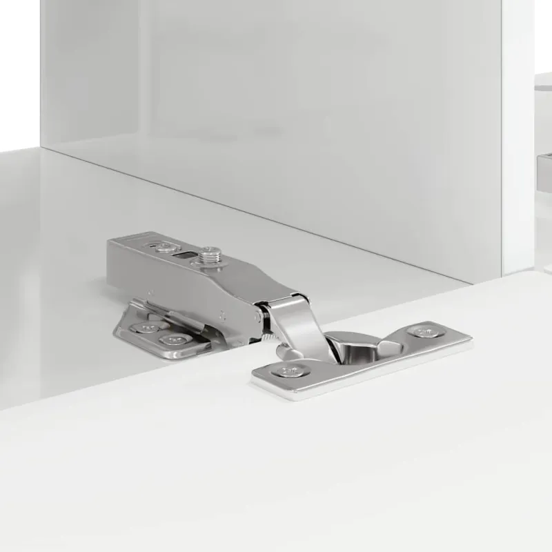 TV sieninė spintelė 2 pcs Blizgus baltas 78,5 x 31 x 29,5 cm