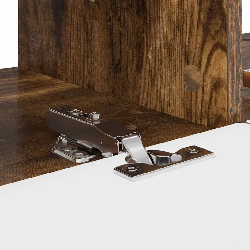 TV sieninė spintelė 2 pcs Rūkyta ąžuolas 78,5 x 31 x 29,5 cm