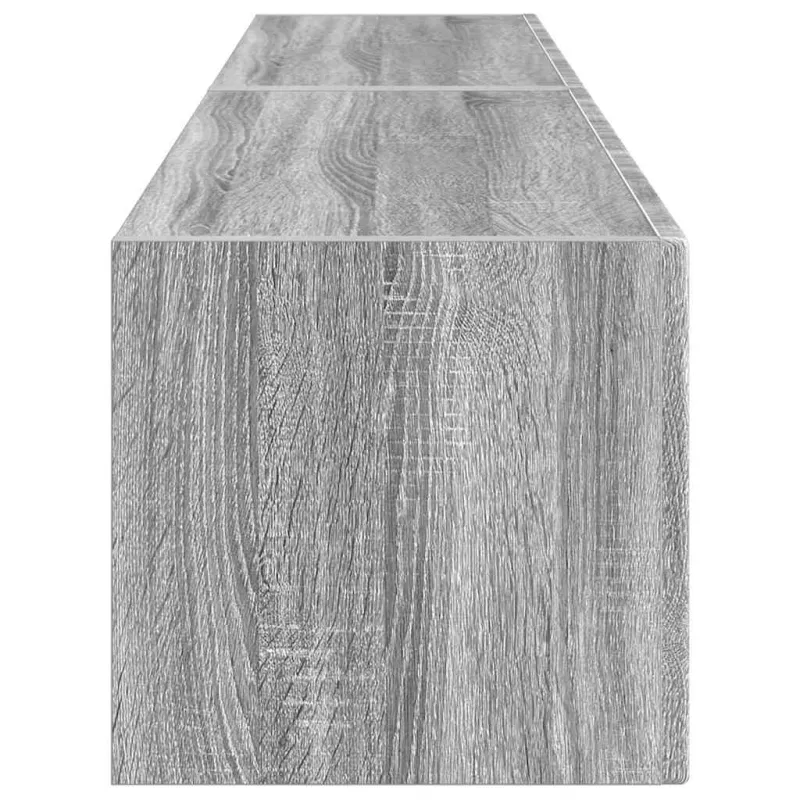 TV sieninė spintelė 2 pcs Pilkas Sonoma 78,5 x 31 x 29,5 cm