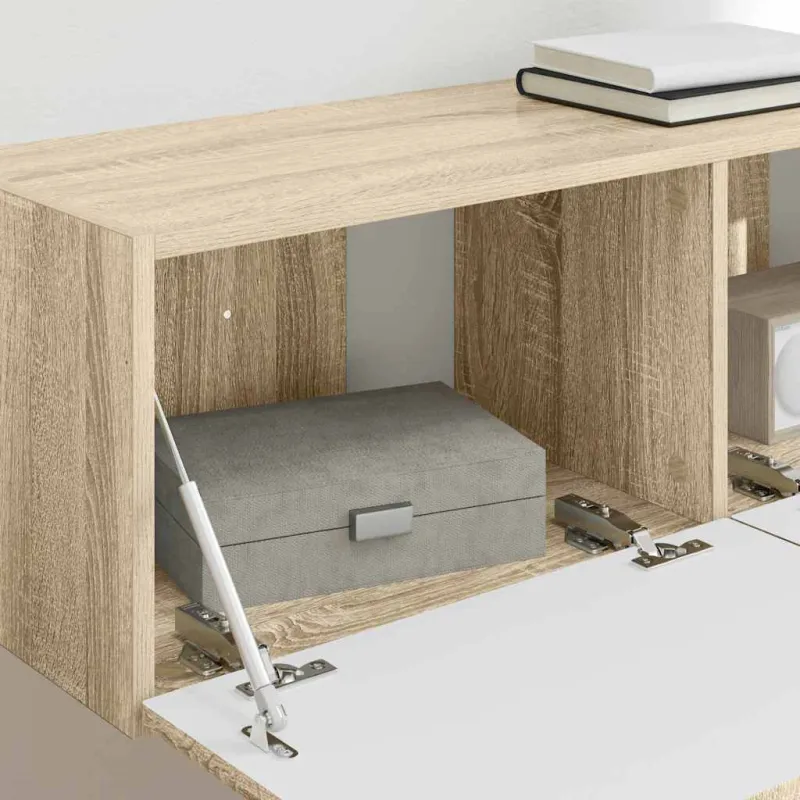 TV sieninė spintelė 2 pcs Sonoma 98 x 31 x 29,5 cm