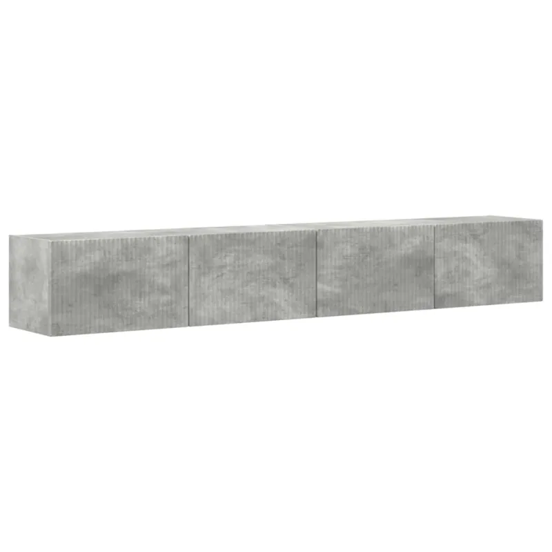TV sieninė spintelė 2 pcs Betoninė 98 x 31 x 29,5 cm
