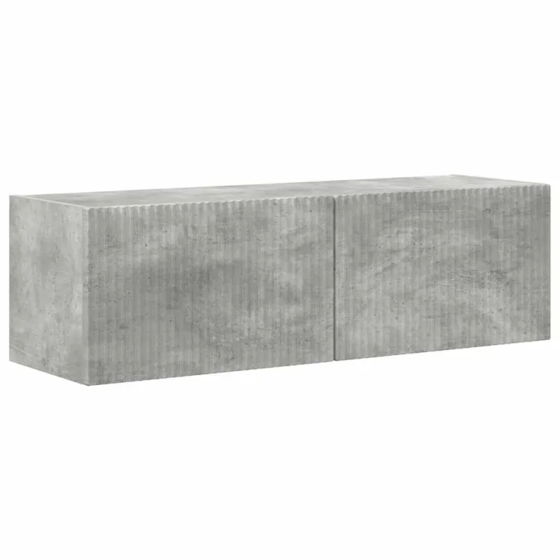 TV sieninė spintelė 2 pcs Betoninė 98 x 31 x 29,5 cm