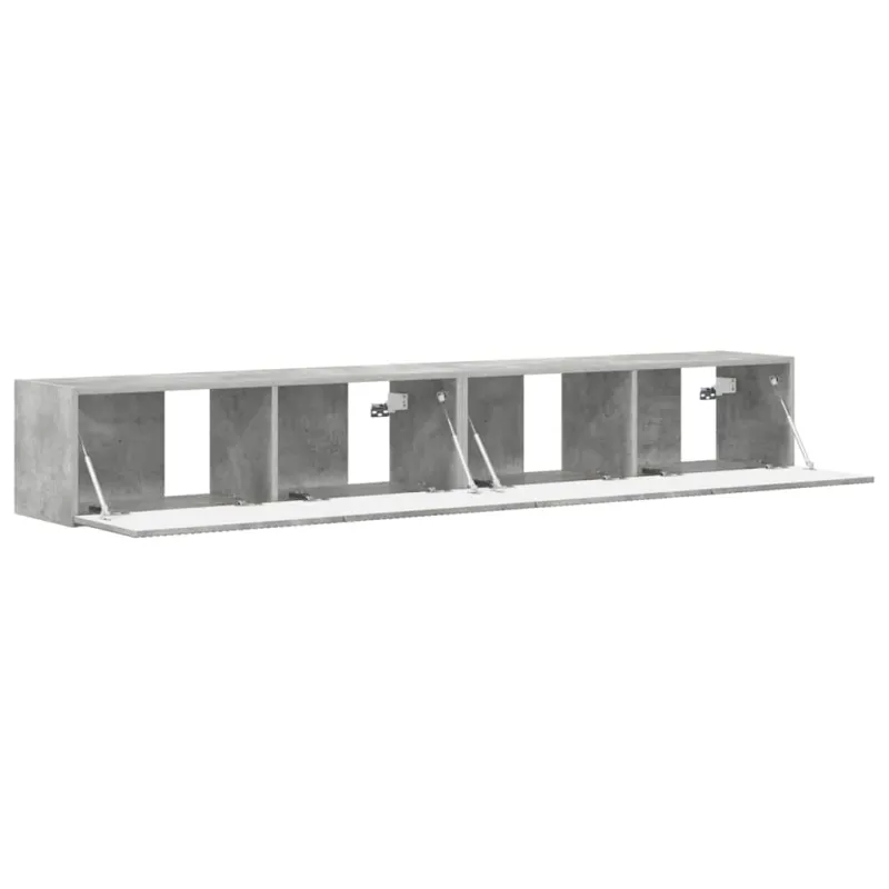 TV sieninė spintelė 2 pcs Betoninė 98 x 31 x 29,5 cm