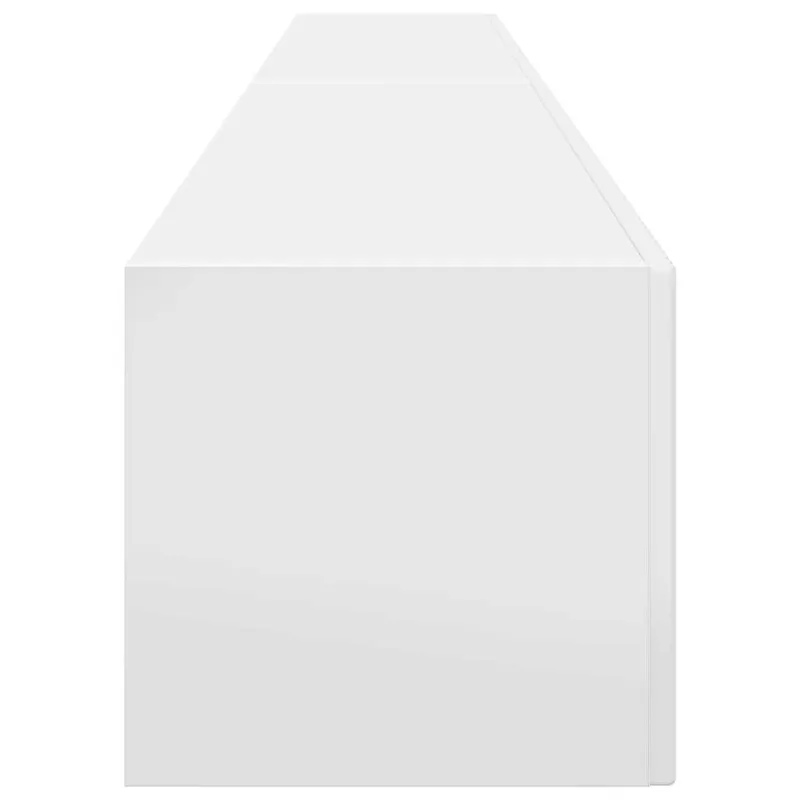 TV sieninė spintelė 2 pcs Blizgus baltas 98 x 31 x 29,5 cm