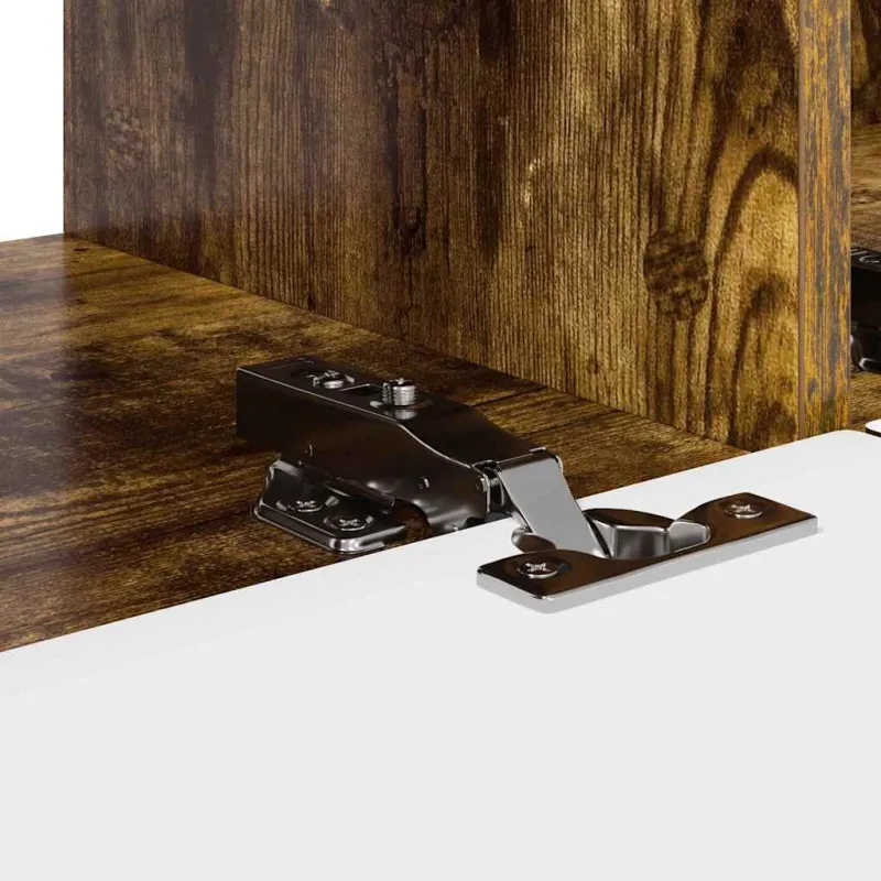 TV sieninė spintelė 2 pcs Rūkyta ąžuolas 98 x 31 x 29,5 cm