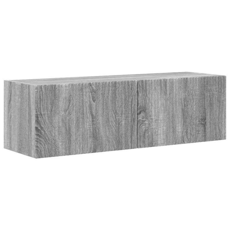 TV sieninė spintelė Pilkas Sonoma 98 x 31 x 29,5 cm