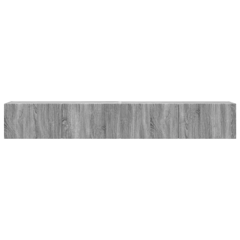 TV sieninė spintelė 2 pcs Pilkas Sonoma 98 x 31 x 29,5 cm