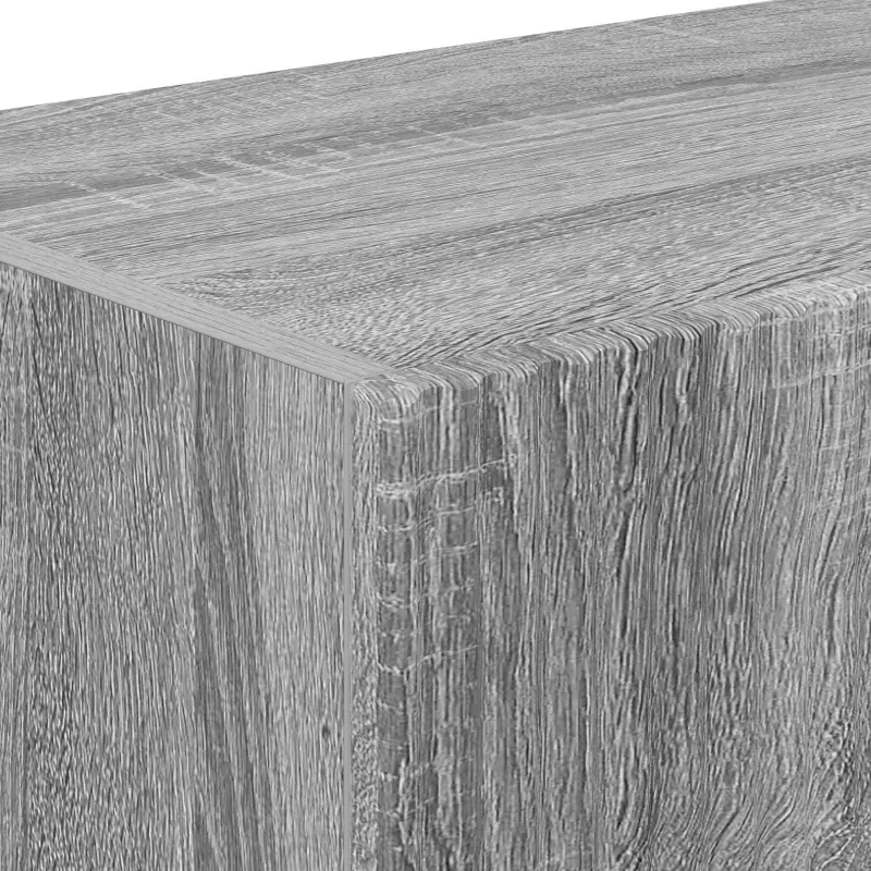 TV sieninė spintelė 2 pcs Pilkas Sonoma 98 x 31 x 29,5 cm