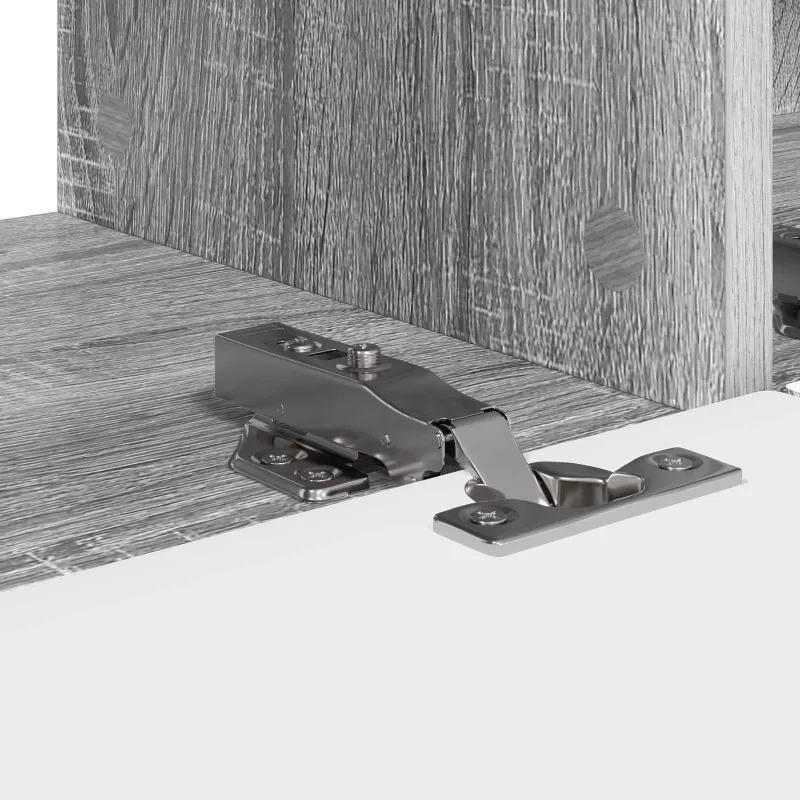 TV sieninė spintelė 2 pcs Pilkas Sonoma 98 x 31 x 29,5 cm