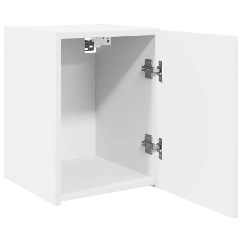 TV sieninė spintelė 2 pcs Balta 30 x 31 x 40 cm