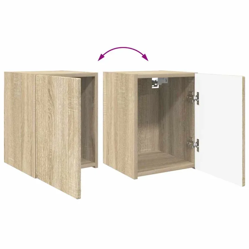 TV sieninė spintelė Sonoma 30 x 31 x 40 cm Apdirbta mediena