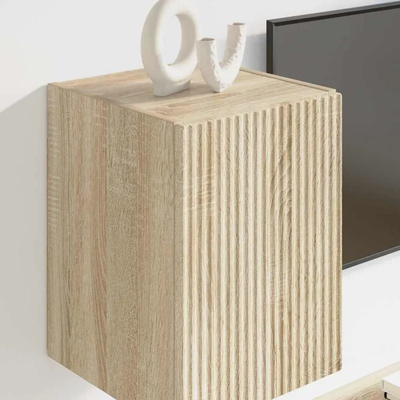 TV sieninė spintelė 2 pcs Sonoma 30 x 31 x 40 cm