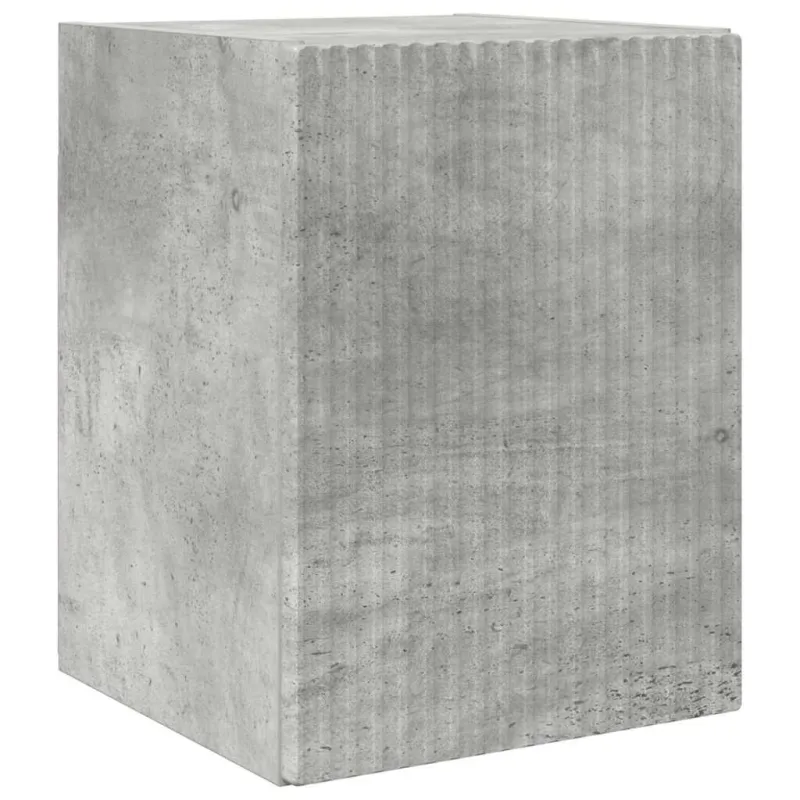 TV sieninė spintelė Betoninė 30 x 31 x 40 cm Apdirbta mediena